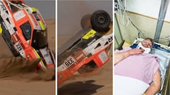 La secuencia del espectacular accidente que ha dejado Dakar