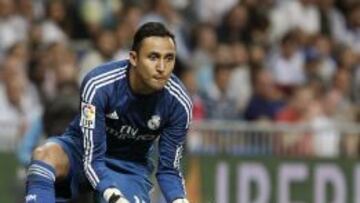 Keylor Navas, durante el partido.