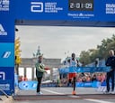El récord de Kipchoge en imágenes