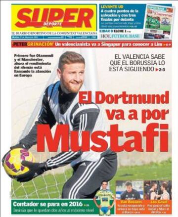Portadas de la prensa deportiva