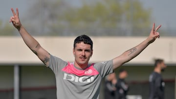 Camello, durante una sesión en la Ciudad Deportiva.