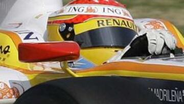 <b>MONTMELÓ.</b> Kimi Raikkonen lideró los entrenamientos de Montmeló de principio a fin, mientras que el piloto asturiano se vio rebasado en las últimas vueltas por los tiempos de Webber, Heidfeld y Sutil.