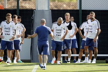 Así fue el entrenamiento de la Selección en Barcelona