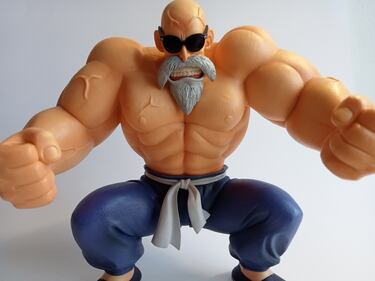 Un hérculeo Mutenroshi junto a los Goku y Krillin más entrañables en tres geniales figuras de los inicios de ‘Dragon Ball’