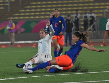 Final del fútbol femenino en los Juegos Panamericanos de Lima.