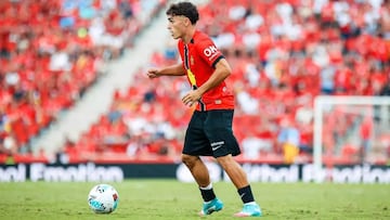 Jan Virgili, delantero del Real Mallorca.