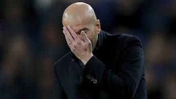 Zidane, crítico: "Ya van tres o cuatro partidos como éste..."