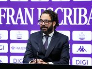 17/02/26 REAL VALLADOLID ACTO DE PRESENTACION DE FRAN ESCRIBA COMO NUEVO ENTRENADOR