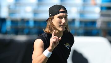 Trevor Lawrence #16 of the Jacksonville Jaguars