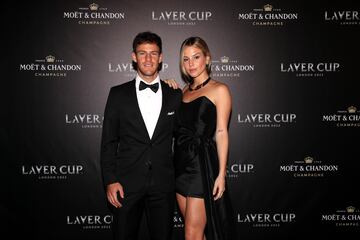 Diego Schwartzman y Eugenia De Martino.