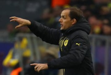 Imágenes de la antesala del duelo Dortmund-Mónaco en el Signal Iduna Park.