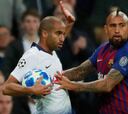 El Barcelona de Vidal dominó al Tottenham en Wembley