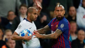 El Barcelona de Vidal dominó al Tottenham en Wembley