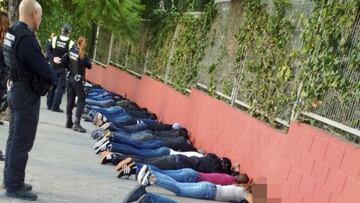 La Policía sospecha que la pelea entre seguidores fue premeditada