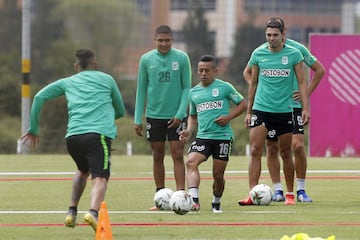 Atlético Nacional se prepara para el duelo ante Independiente Santa Fe en la Copa Águila 