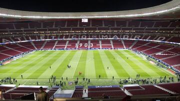 Vista general del Wanda Metropolitano.