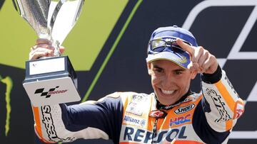 Marc Márquez, segundo en el GP de cataluña.