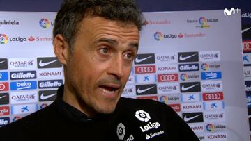 Luis Enrique: "Que me piten a mí sí que lo entiendo"