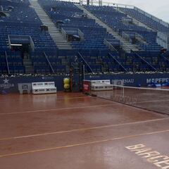 La lluvia aplaza las semifinales tras 21 minutos de juego