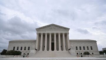 The US Supreme Court is seen in Washington, DC on September 1, 2021. 