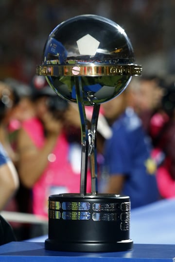 Gran ambiente en la final de la Copa Sudamericana. 