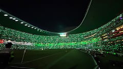 Espacios sin butacas, lugares aún no remodelados, así se taparon