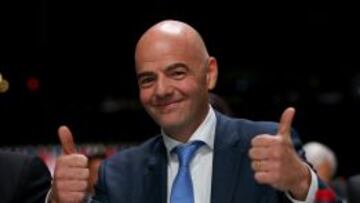 Infantino gana en la primera vuelta de las elecciones FIFA.