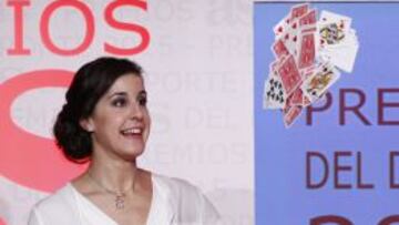 Carolina Marín en la gala de los Premios AS.