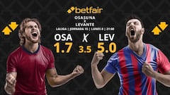 CA Osasuna vs. Levante UD: horario, dónde ver, pronósticos y clasificación