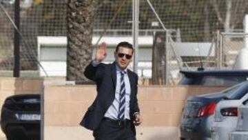 Salvo presencia todo el entrenamiento del Valencia