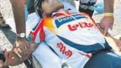 Jufré perdió un litro y medio de sangre