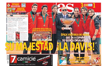 Rafa Nadal a través de las portadas de As