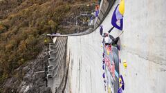 Alberto Ginés López performs during the Red Bull Dual Ascent in Val Verzasca, Switzerland, November 1st, 2023. // Matteo Mocellin / Red Bull Content Pool // SI202311010209 // Usage for editorial use only // 