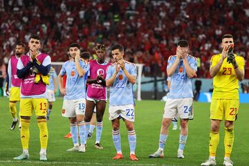 Spain were knocked out of the World Cup against Morocco in the Round of 16.