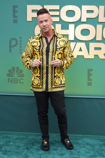 Mike "The Situation" Sorrentino durante la alfombra roja de los Choice Awards 2024 celebrados en The Barker Hangar (Santa Mnica). 

 
 