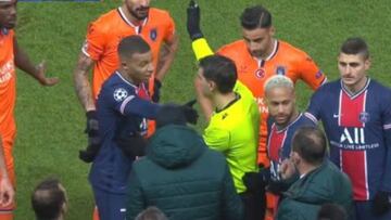 Esta es la secuencia de la suspensión del PSG-Basaksehir, tras un supuesto incidente racista