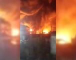 Así fue el incendio en Huimanguillo, Tabasco: desalojan a 450 personas
