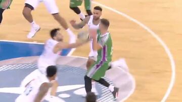 Hierve la Copa y Unicaja: la falta final no pitada a Campazzo