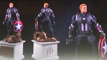 Marvel's Avengers muestra la figura del Capitán América de su edición de coleccionista