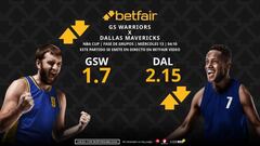 Golden State Warriors vs. Dallas Mavericks: horario, TV, pronósticos, estadísticas y clasificación