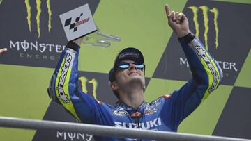 Maverick Viñales hizo podio en Le Mans.