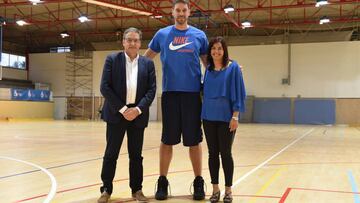 Pau Gasol llega a Madrid y mantiene sus entrenamientos