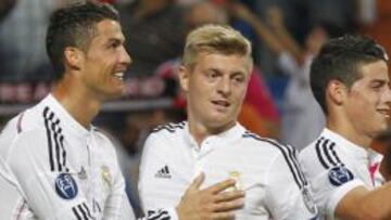 Cristiano y Kroos, los preferidos por la afici&oacute;n.