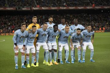 Once inicial del Celta de Vigo 