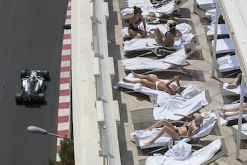 Primera sesión de entrenamiento en el circuito de Montecarlo