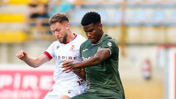 Imagen del partido entre la Cultural Leonesa y el Leganés.