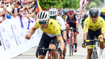 El ciclista del Team Medellín se llevó la etapa 1 de la Vuelta Colombia en un embalaje final.