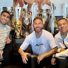 El viaje de Mbappé y Achraf a Sevilla con Ramos