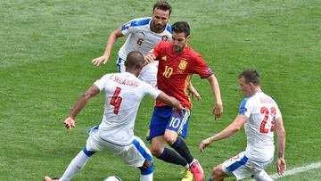España lidera la posesión tras la primera jornada de la Eurocopa