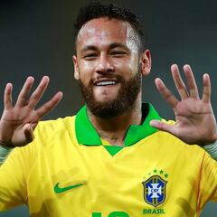 Neymar supera a Ronaldo con Brasil y está a 13 goles de Pelé